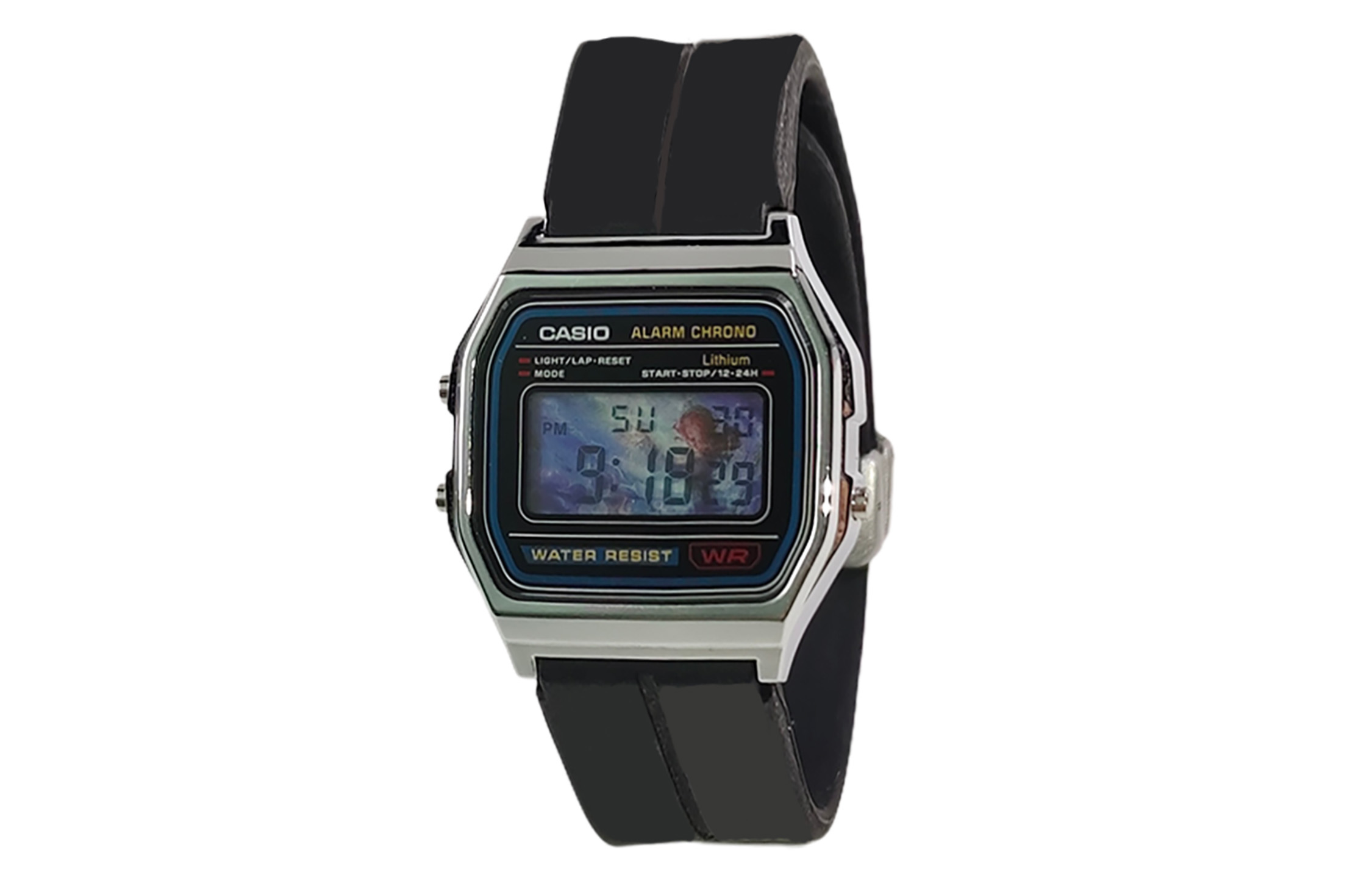 CASIO Кварцевые часы унисекс с силиконовым ремешком и черным циферблатом
CASIO Кварцевые часы унисекс с силиконовым ремешком и черным циферблатом