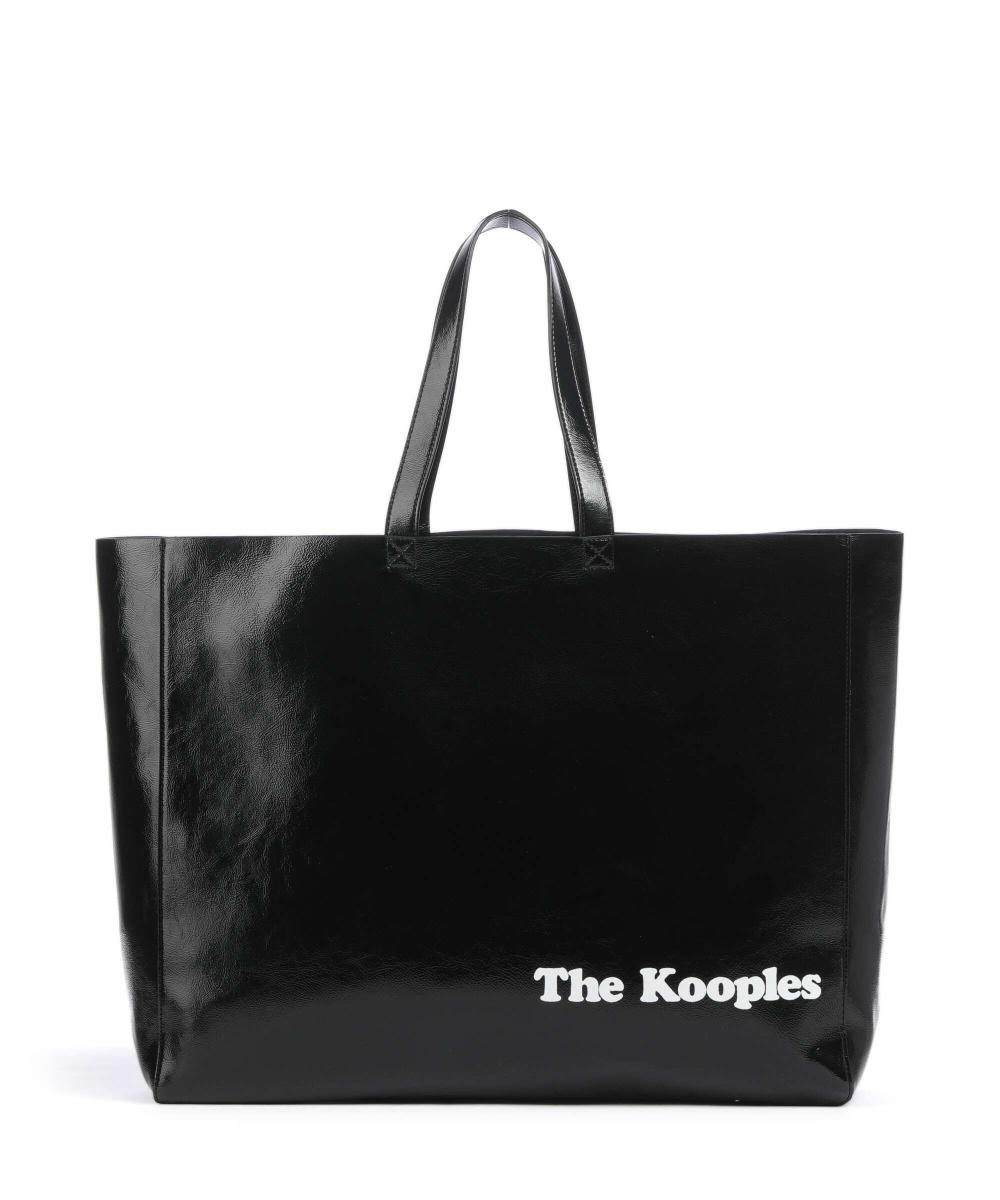Сумка-Шоппер из искусственной кожи The Kooples, черный 
Сумка-Шоппер из искусственной кожи The Kooples, черный