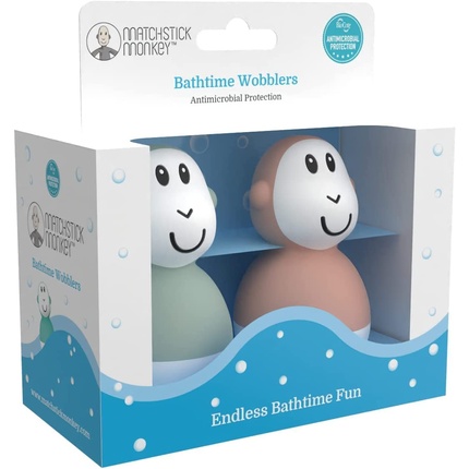 Воблер для купания, Антимикробная игрушка для купания, Удобная для захвата Matchstick Monkey 
Воблер для купания, Антимикробная игрушка для купания, Удобная для захвата Matchstick Monkey