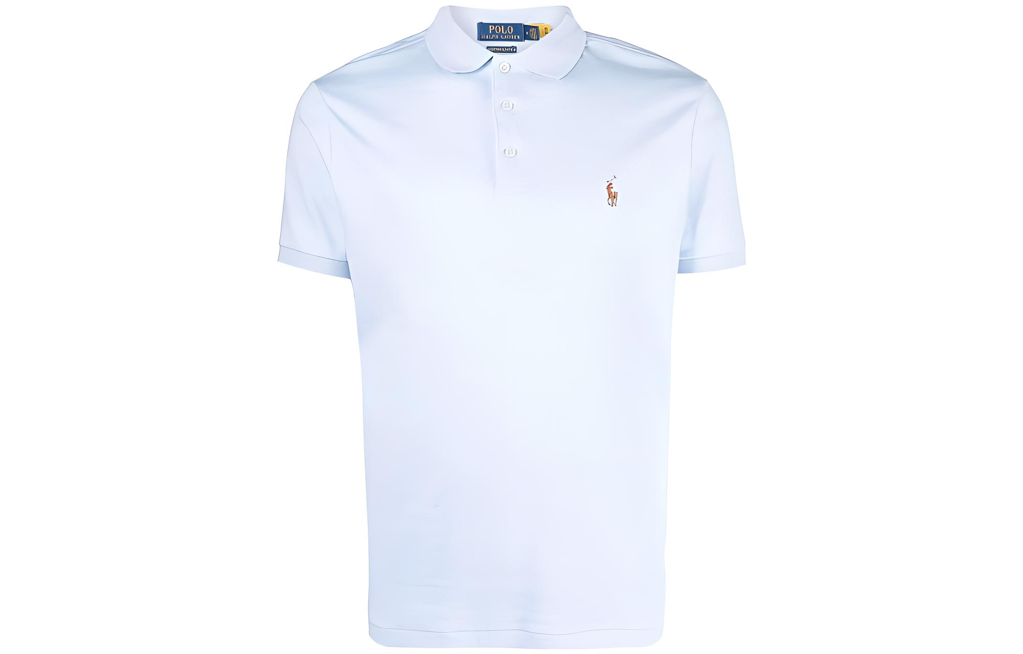 Поло с вышитым логотипом Polo Ralph Lauren, синий
Поло с вышитым логотипом Polo Ralph Lauren, синий