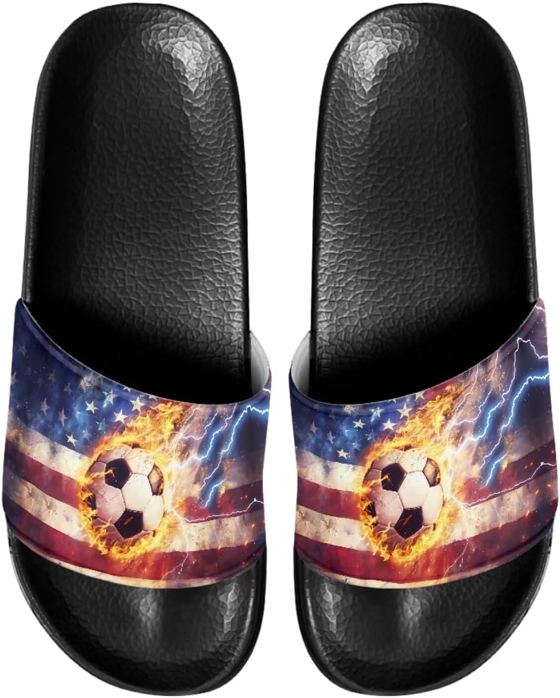 Женские шлепанцы JUDENTIDOS с плоской подошвой, удобные сандалии на лето, American Flag Fire Football
Женские шлепанцы JUDENTIDOS с плоской подошвой, удобные сандалии на лето, American Flag Fire Football