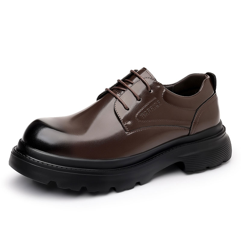 Кроссовки Derby с круглым носком и платформой на легкой пенной подошве для мужчин WARRIOR, темно-коричневый
Кроссовки Derby с круглым носком и платформой на легкой пенной подошве для мужчин WARRIOR, темно-коричневый