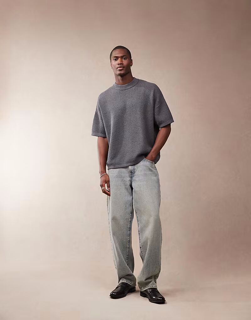 Футболка свободного кроя ASOS DESIGN из легкой фактурной трикотажной ткани темно-серого цвета
Футболка свободного кроя ASOS DESIGN из легкой фактурной трикотажной ткани темно-серого цвета