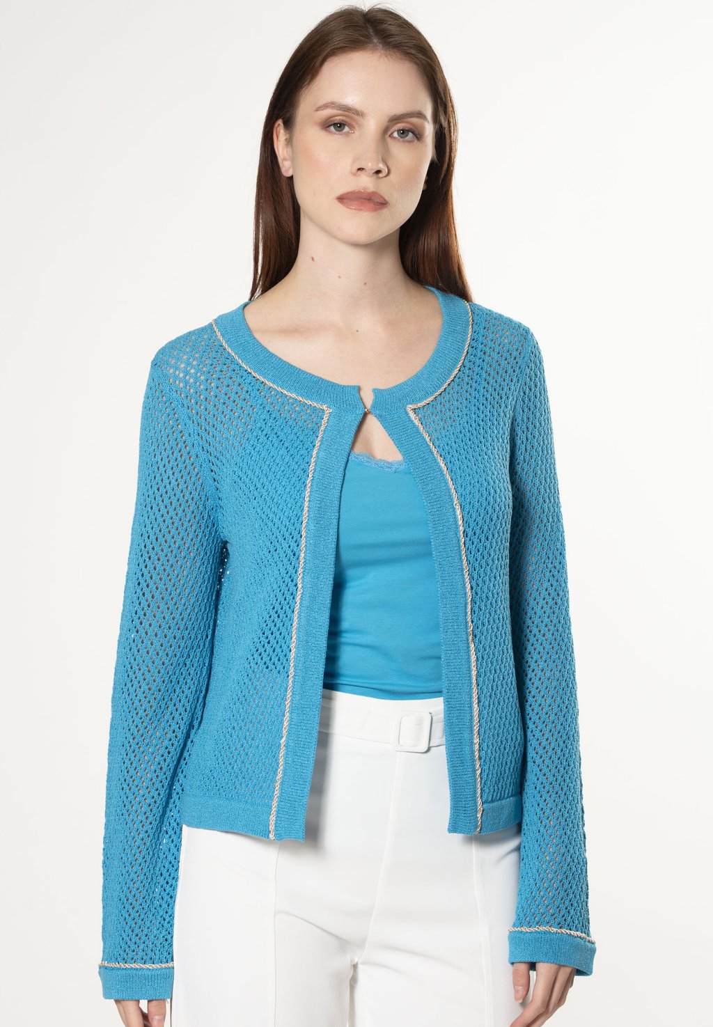 Кардиган HOLE PATTERN INFLUENCER, синий
Кардиган HOLE PATTERN INFLUENCER, синий