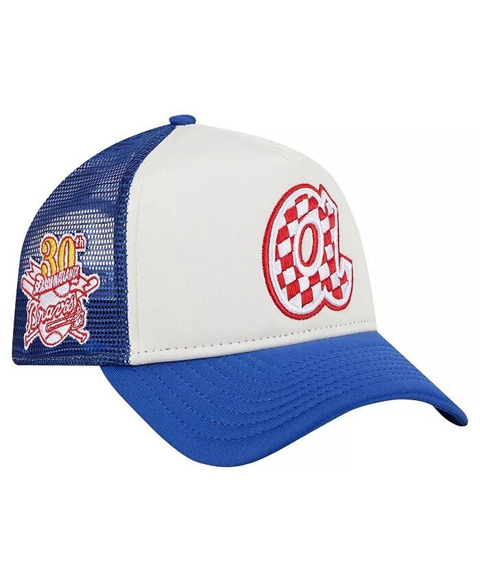 Мужская белая/королевская шапка с клетчатым флагом Atlanta Braves A-Frame Trucker 9FORTY Adjustable New Era
Мужская белая/королевская шапка с клетчатым флагом Atlanta Braves A-Frame Trucker 9FORTY Adjustable New Era