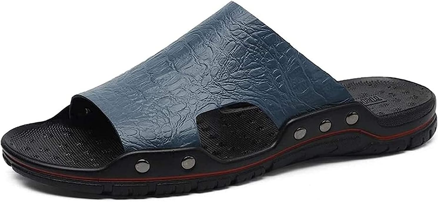 EIERFSKIOT Тапочки для душа для мужчин, домашние тапочки для мужчин, кожаные слайды, нескользящие пляжные тапочки, повседневные большие сандалии (Цвет: Туманный синий; Размер: 47 EU)
EIERFSKIOT Тапочки для душа для мужчин, домашние тапочки для мужчин, кожаные слайды, нескользящие пляжные тапочки, повседневные большие сандалии (Цвет: Туманный синий; Размер: 47 EU)