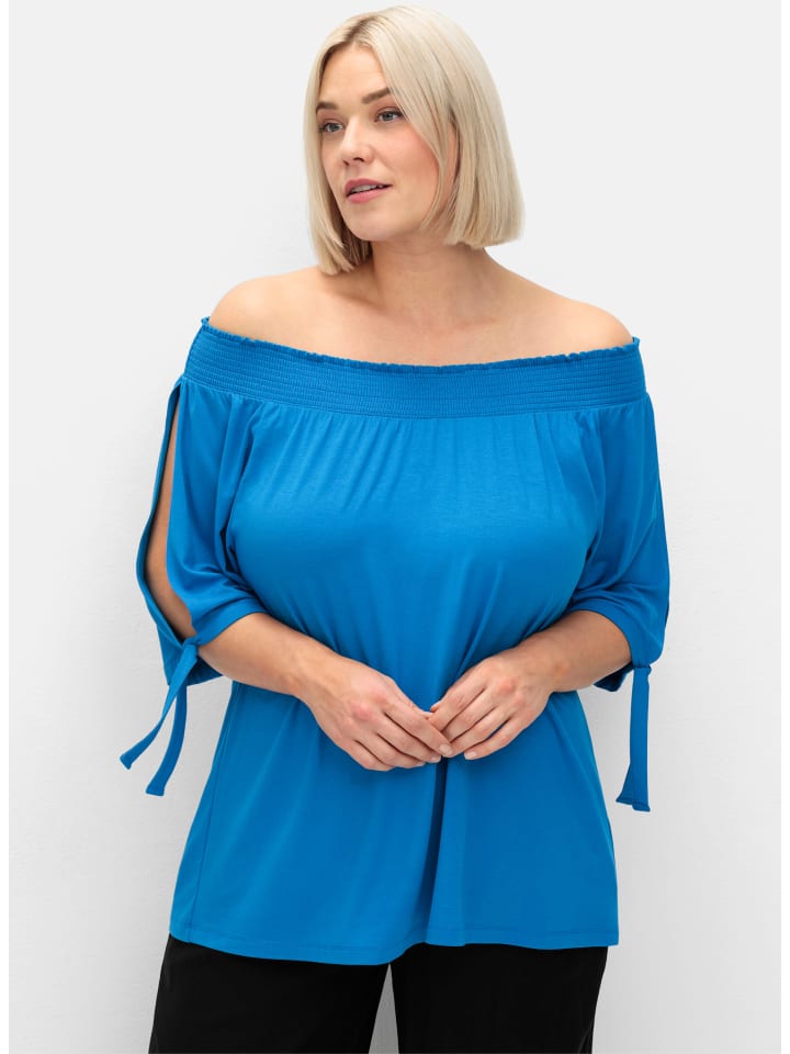 Футболка sheego, кобальтовый синий
Футболка sheego, кобальтовый синий