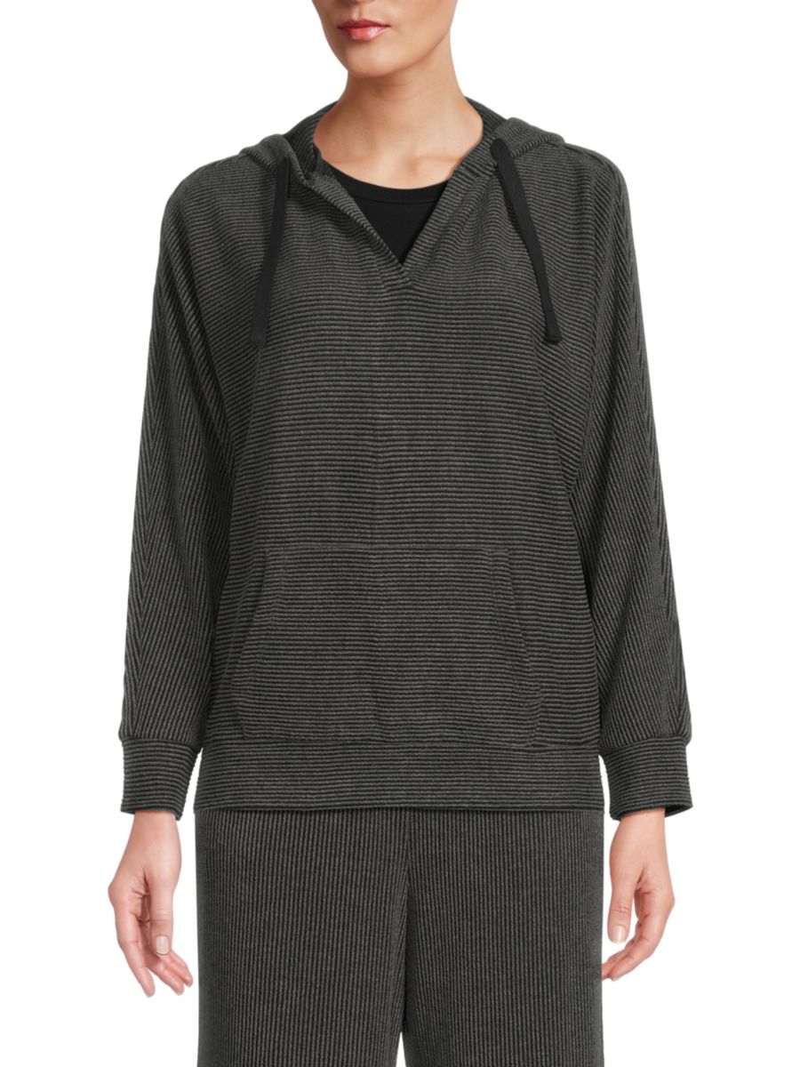 Полосатая толстовка с рукавами летучая мышь Bobeau, черный
Полосатая толстовка с рукавами летучая мышь Bobeau, черный