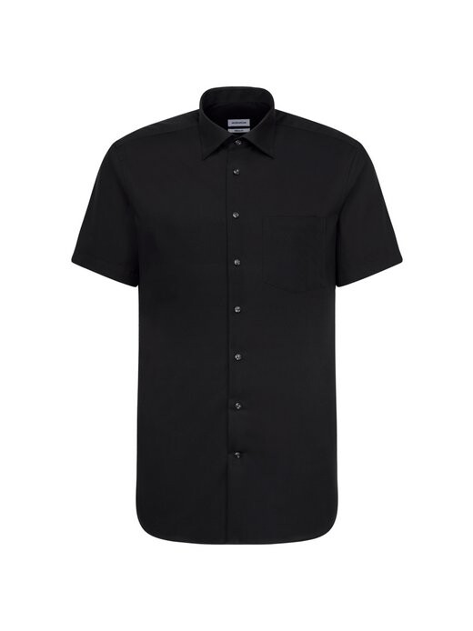 Деловая рубашка стандартный короткий рукав Seidensticker, черный
Деловая рубашка стандартный короткий рукав Seidensticker, черный