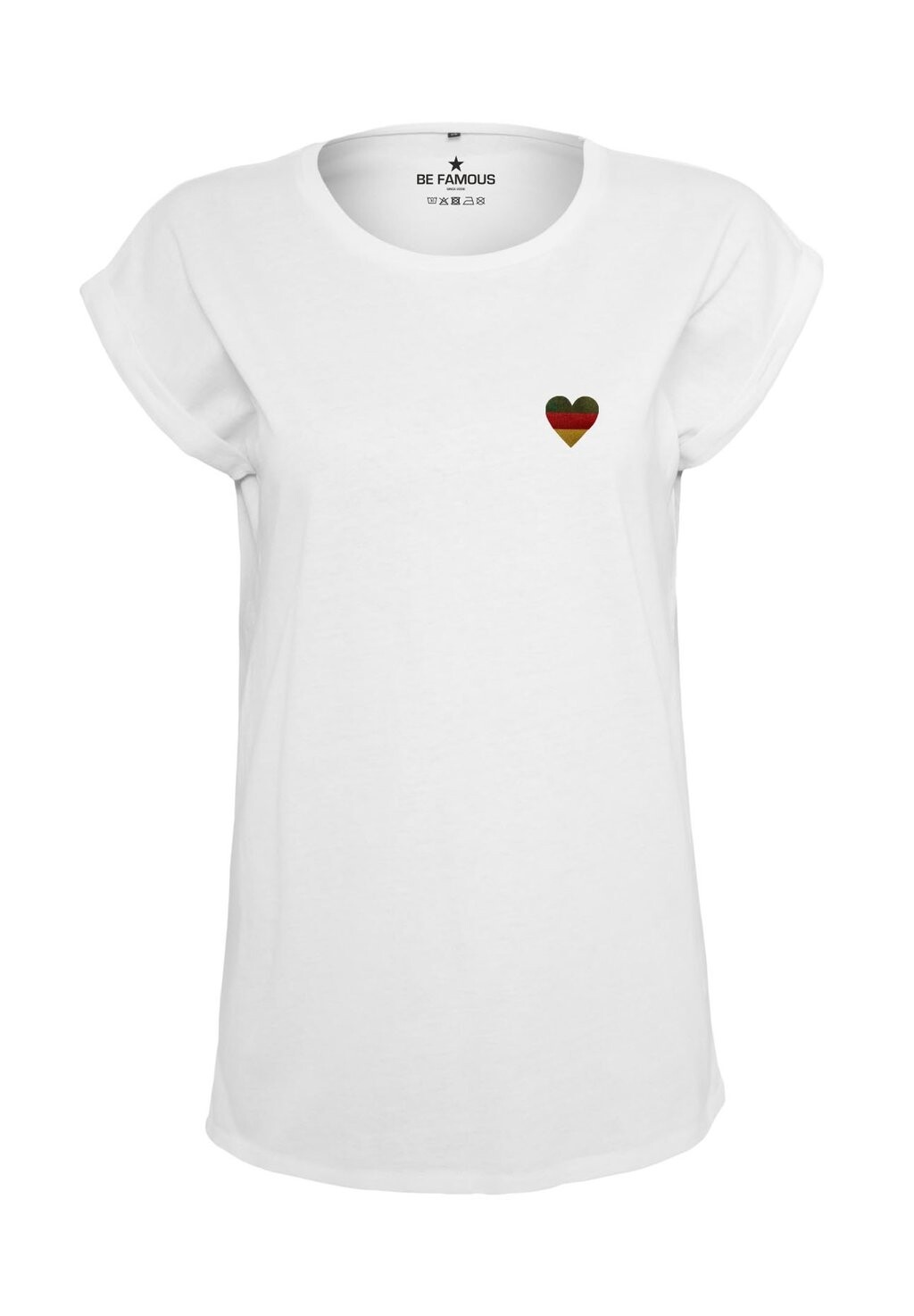 Футболка с принтом ROLLED DEUSCHLAND GLITTER HERZ BRUST Be Famous, белый
Футболка с принтом ROLLED DEUSCHLAND GLITTER HERZ BRUST Be Famous, белый