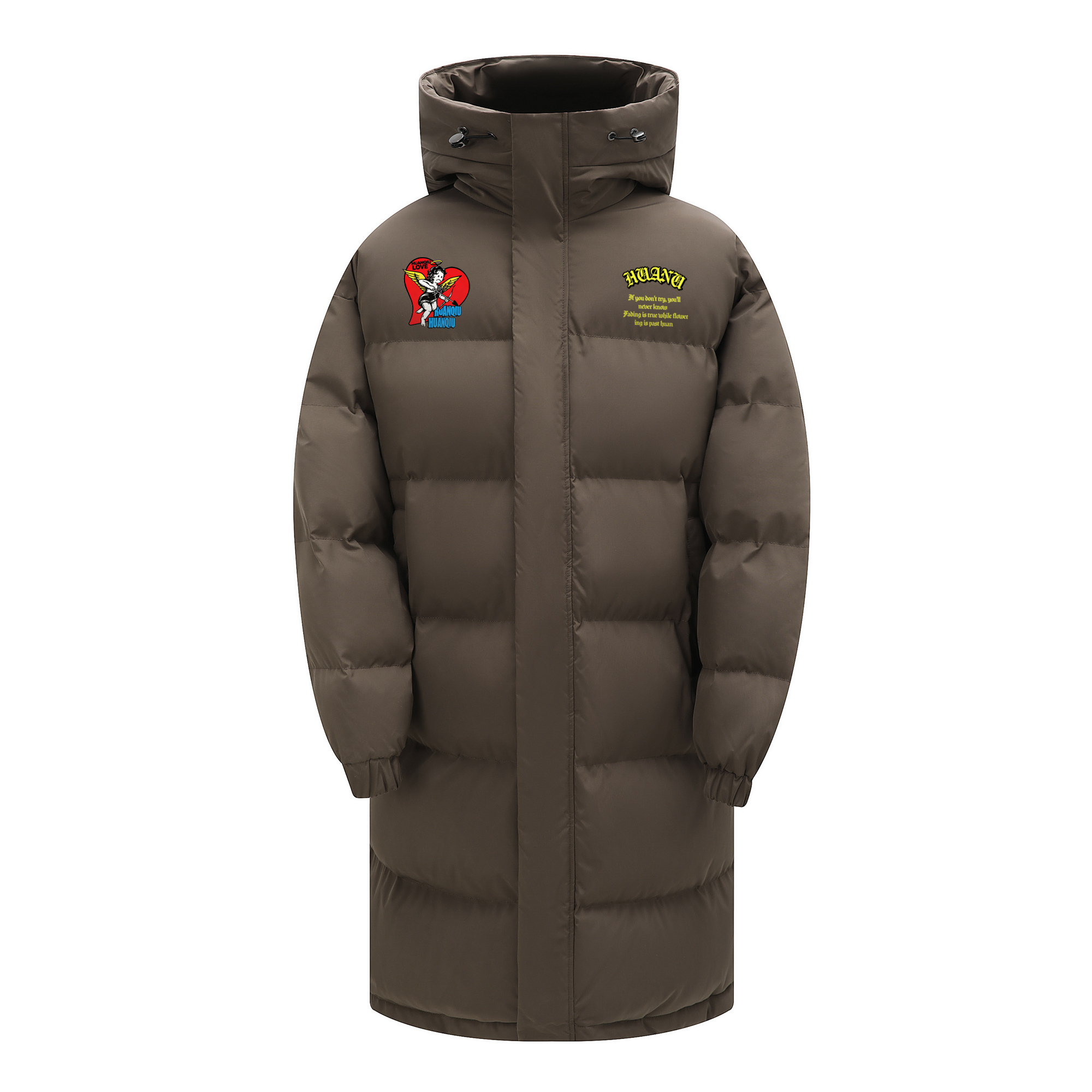 Пуховик Unisex Hooded Thickened Others HUANQIU, coffee
Пуховик Unisex Hooded Thickened Others HUANQIU, coffee