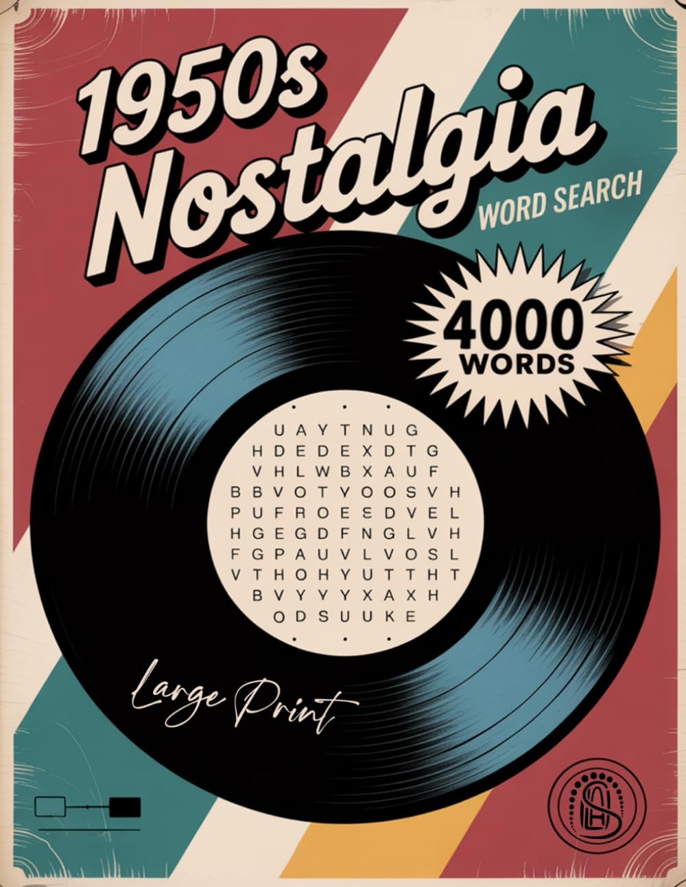 LARGE PRINT, The Fabulous Fifties: 200 Extra-Large Word Search Puzzles with Hidden Gems of the Era, 1950s nostalgia: Dive into 1950s Culture with ... Training (Decades Word Search Collection) (Independently published)
LARGE PRINT, The Fabulous Fifties: 200 Extra-Large Word Search Puzzles with Hidden Gems of the Era, 1950s nostalgia: Dive into 1950s Culture with ... Training (Decades Word Search Collection) (Independently published)