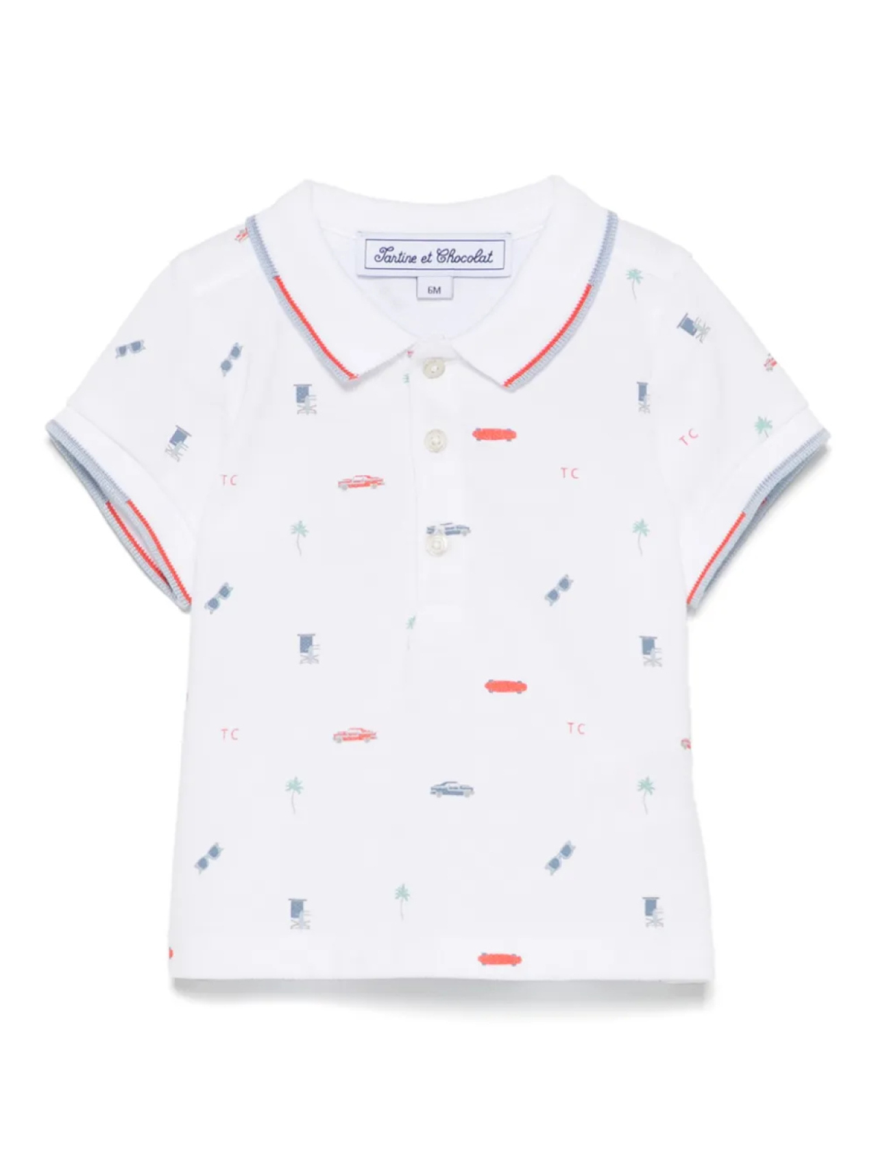 Tartine Et Chocolat рубашка поло с принтом, белый
Tartine Et Chocolat рубашка поло с принтом, белый