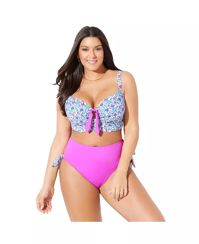 Женский бюстгальтер Confidante с косточками и верхом бикини Swimsuits for All, синий
Женский бюстгальтер Confidante с косточками и верхом бикини Swimsuits for All, синий