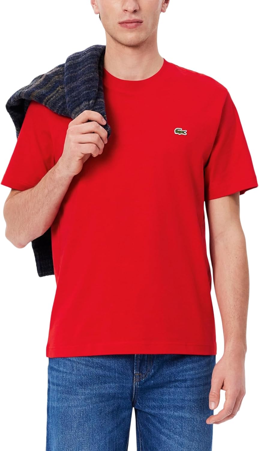 Мужская хлопковая футболка с логотипом Lacoste, Red, Красный, Мужская хлопковая футболка с логотипом Lacoste, Red
Мужская хлопковая футболка с логотипом Lacoste, Red, Красный, Мужская хлопковая футболка с логотипом Lacoste, Red