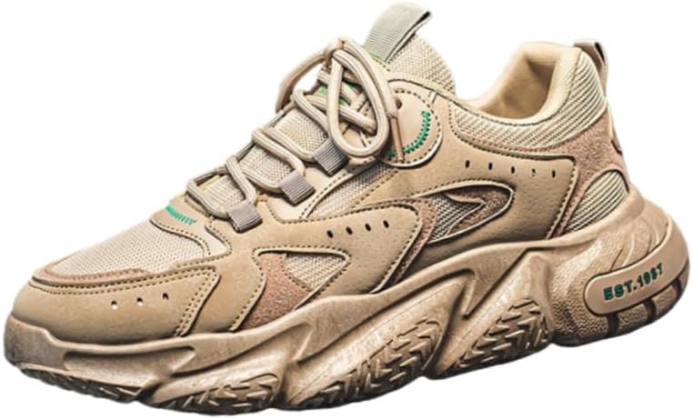 Мужские дышащие спортивные кроссовки с сеткой, легкие амортизирующие мужские беговые кроссовки, для повседневного использования и ходьбы Clolinde, хаки
Мужские дышащие спортивные кроссовки с сеткой, легкие амортизирующие мужские беговые кроссовки, для повседневного использования и ходьбы Clolinde, хаки