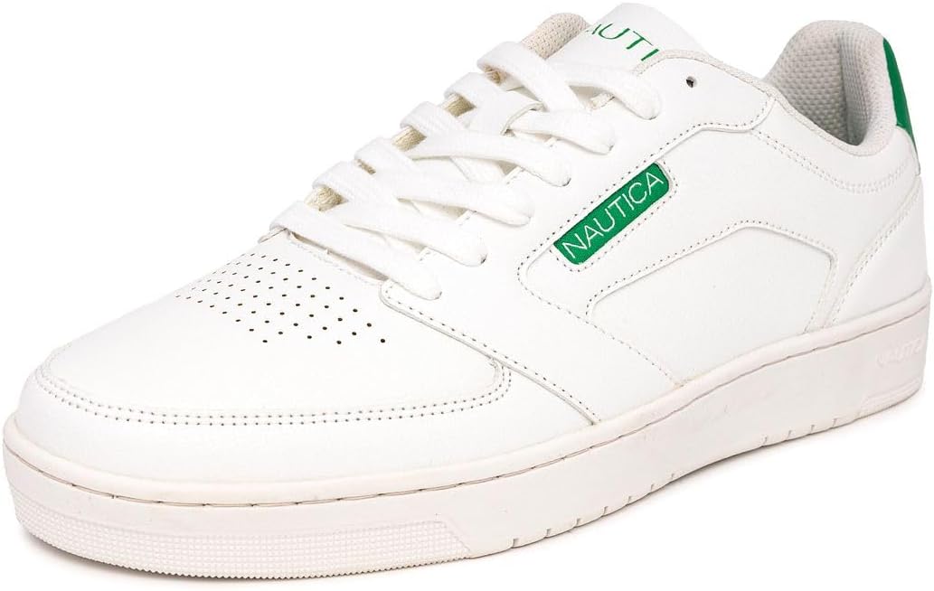 Мужские повседневные кроссовки Nautica на шнуровке, стильные оксфордские прогулочные туфли - легкие, удобные, универсальная обувь на каждый день, белый/зеленый
Мужские повседневные кроссовки Nautica на шнуровке, стильные оксфордские прогулочные туфли - легкие, удобные, универсальная обувь на каждый день, белый/зеленый