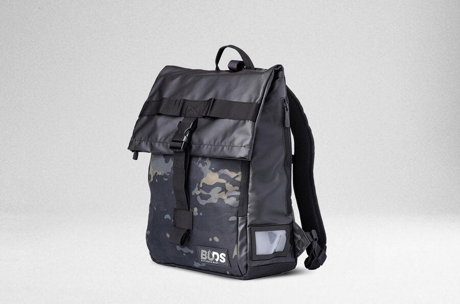 BUDS CITY BAG ORIGINAL - Водонепроницаемый рюкзак с переменным объемом - Черный.
BUDS CITY BAG ORIGINAL - Водонепроницаемый рюкзак с переменным объемом - Черный.