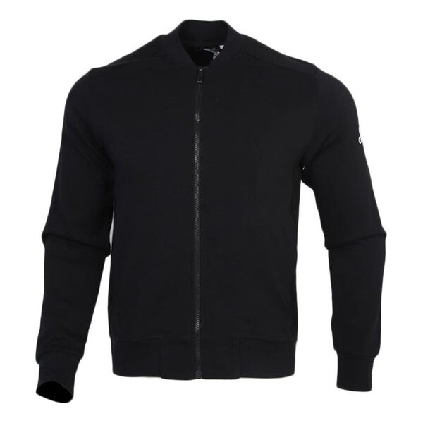 Куртка training sports solid color logo jacket black Adidas, черный 
Куртка training sports solid color logo jacket black Adidas, черный