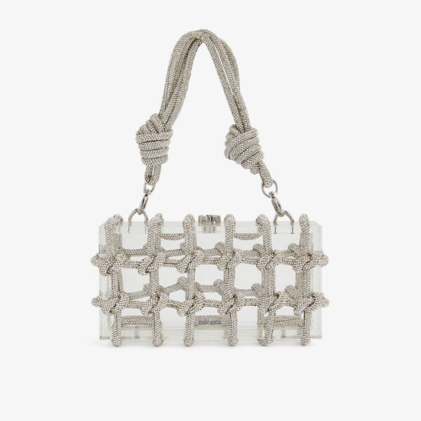 Сумка на плечо Bess из акрила, украшенная стразами Cult Gaia, цвет clear
Сумка на плечо Bess из акрила, украшенная стразами Cult Gaia, цвет clear
