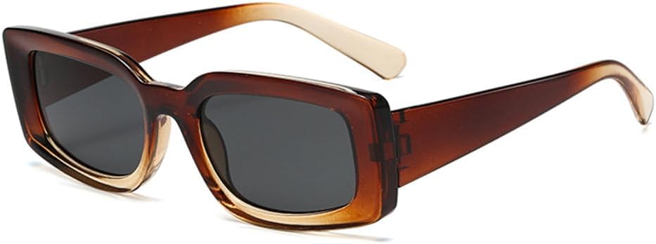 Прямоугольные солнцезащитные очки для женщин и мужчин, ретро-очки с градиентным переходом цвета, маленькие спортивные очки с защитой от УФ-излучения UV400 MTZJH, Brown
Прямоугольные солнцезащитные очки для женщин и мужчин, ретро-очки с градиентным переходом цвета, маленькие спортивные очки с защитой от УФ-излучения UV400 MTZJH, Brown