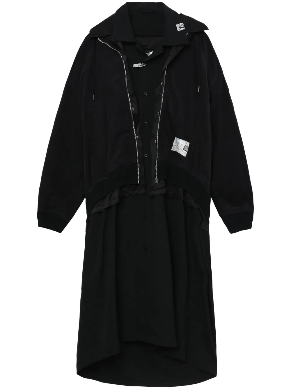 Многослойное платье Maison Mihara Yasuhiro, черный
Многослойное платье Maison Mihara Yasuhiro, черный