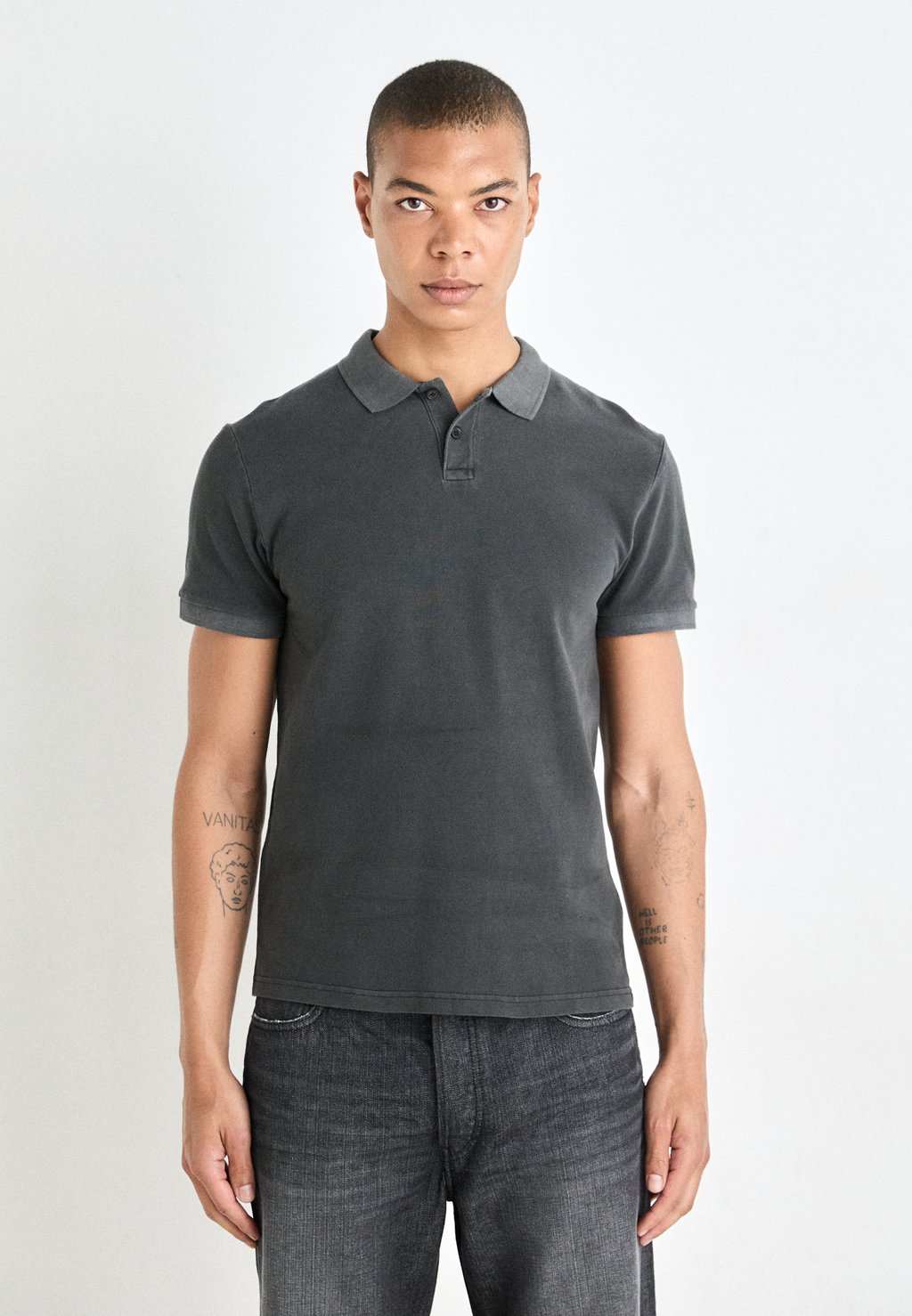 Рубашка поло TENNIS Weekday, черный 
Рубашка поло TENNIS Weekday, черный