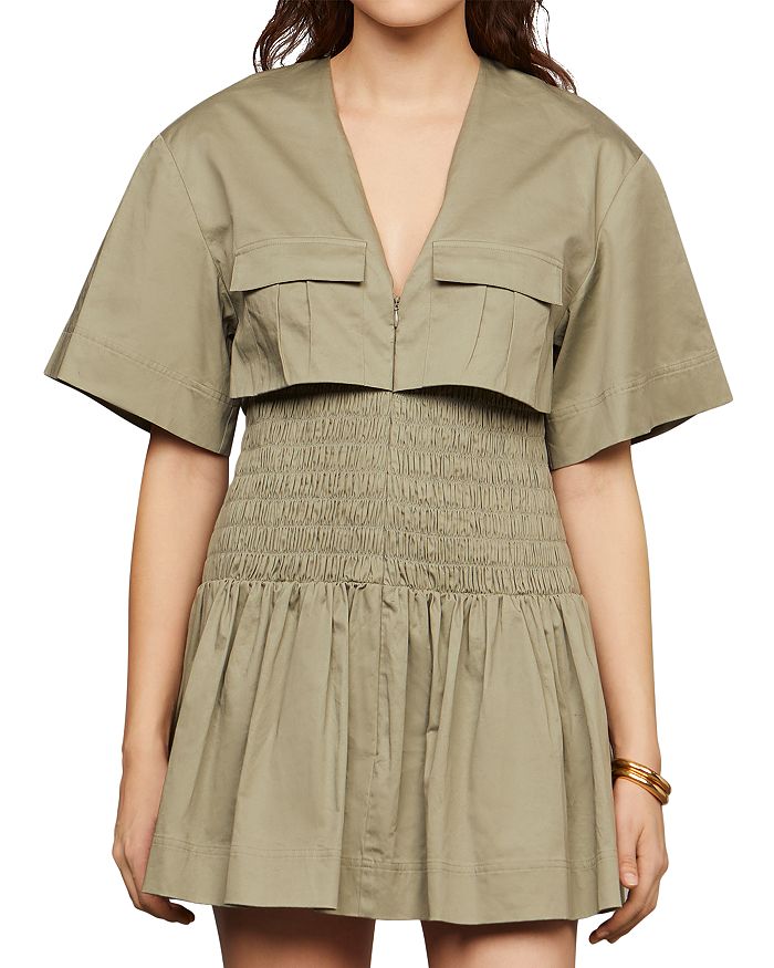 Женни мини-платье со сборками Amur, зеленый
Женни мини-платье со сборками Amur, зеленый