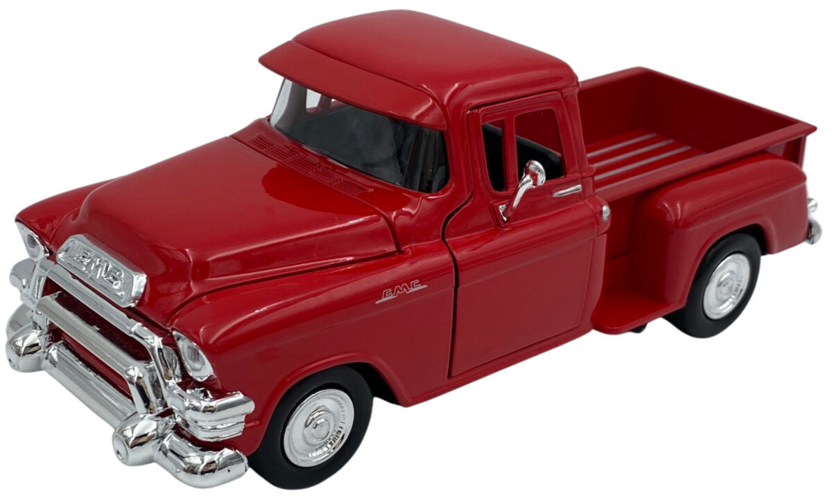 Пикап GMC Blue Chip 1955 года, красный, масштаб 1:24 Motormax 79382 
Пикап GMC Blue Chip 1955 года, красный, масштаб 1:24 Motormax 79382