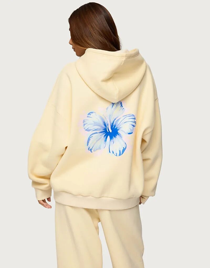 Худи Edikted Tropical Bloom желтого цвета
Худи Edikted Tropical Bloom желтого цвета