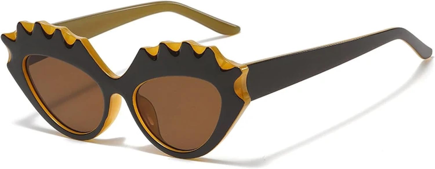 Винтажные солнцезащитные очки «кошачий глаз» для женщин и мужчин, модные, для активного отдыха, уличной фотографии, солнцезащитные очки с защитой от УФ-излучения UV400 TKKTLLT, Brown Yellow Brown
Винтажные солнцезащитные очки «кошачий глаз» для женщин и мужчин, модные, для активного отдыха, уличной фотографии, солнцезащитные очки с защитой от УФ-излучения UV400 TKKTLLT, Brown Yellow Brown