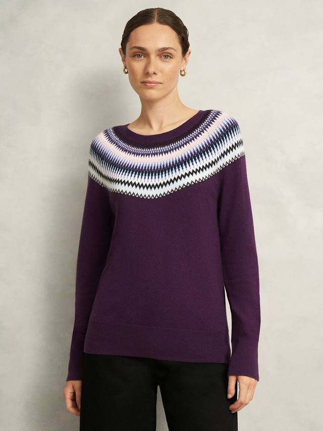 Джемпер Greta Fair Isle из шерстяной смеси Hobbs, Vibrant Purple
Джемпер Greta Fair Isle из шерстяной смеси Hobbs, Vibrant Purple