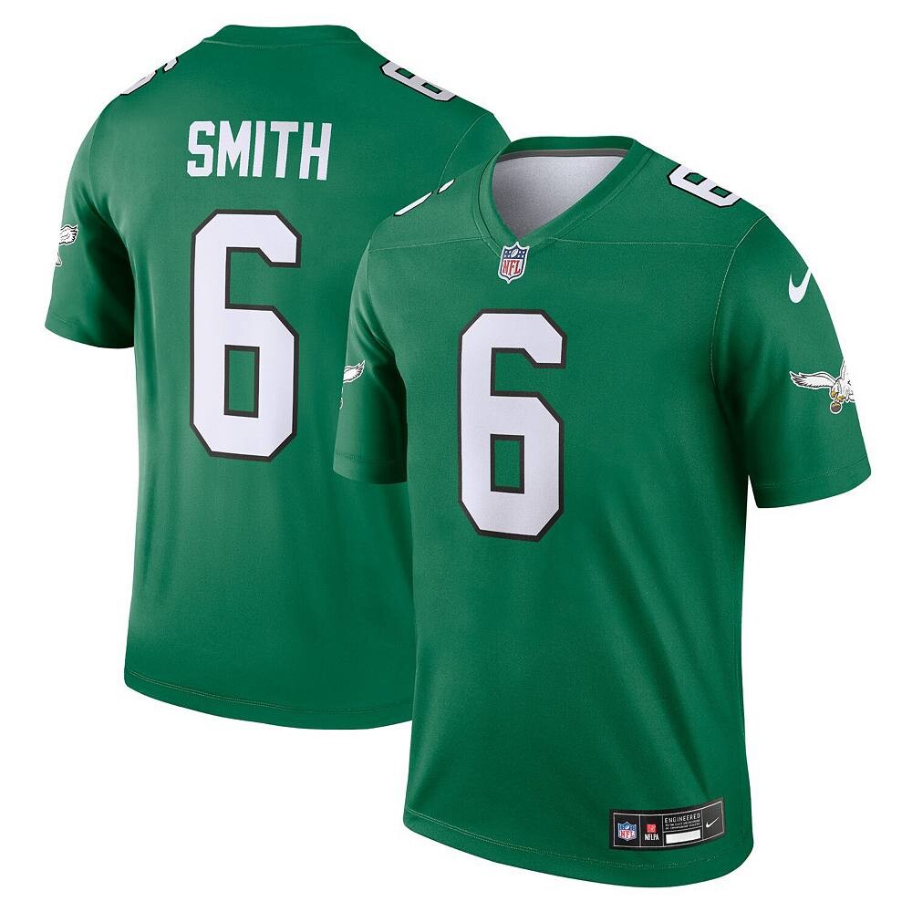Мужская майка Nike DeVonta Smith Kelly Green Philadelphia Eagles Legend, цвет Eag Green 
Мужская майка Nike DeVonta Smith Kelly Green Philadelphia Eagles Legend, цвет Eag Green