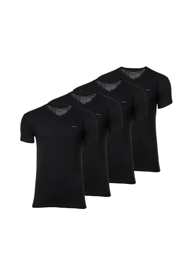 Футболка упаковка 4 шт. - футболка с v-образным вырезом упаковка 4 шт. хлопок короткий рукав v-образный вырез Gant, черный
Футболка упаковка 4 шт. - футболка с v-образным вырезом упаковка 4 шт. хлопок короткий рукав v-образный вырез Gant, черный