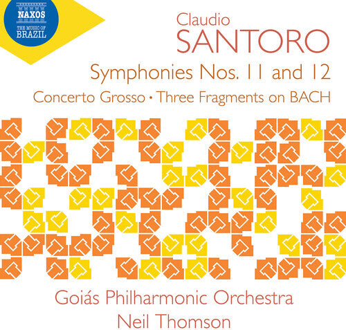CD диск Santoro / Goias Philharmonic Orchestra: Symphonies Nos. 11 & 12 Concerto Grosso Three Fragments on Bach
CD диск Santoro / Goias Philharmonic Orchestra: Symphonies Nos. 11 & 12 Concerto Grosso Three Fragments on Bach