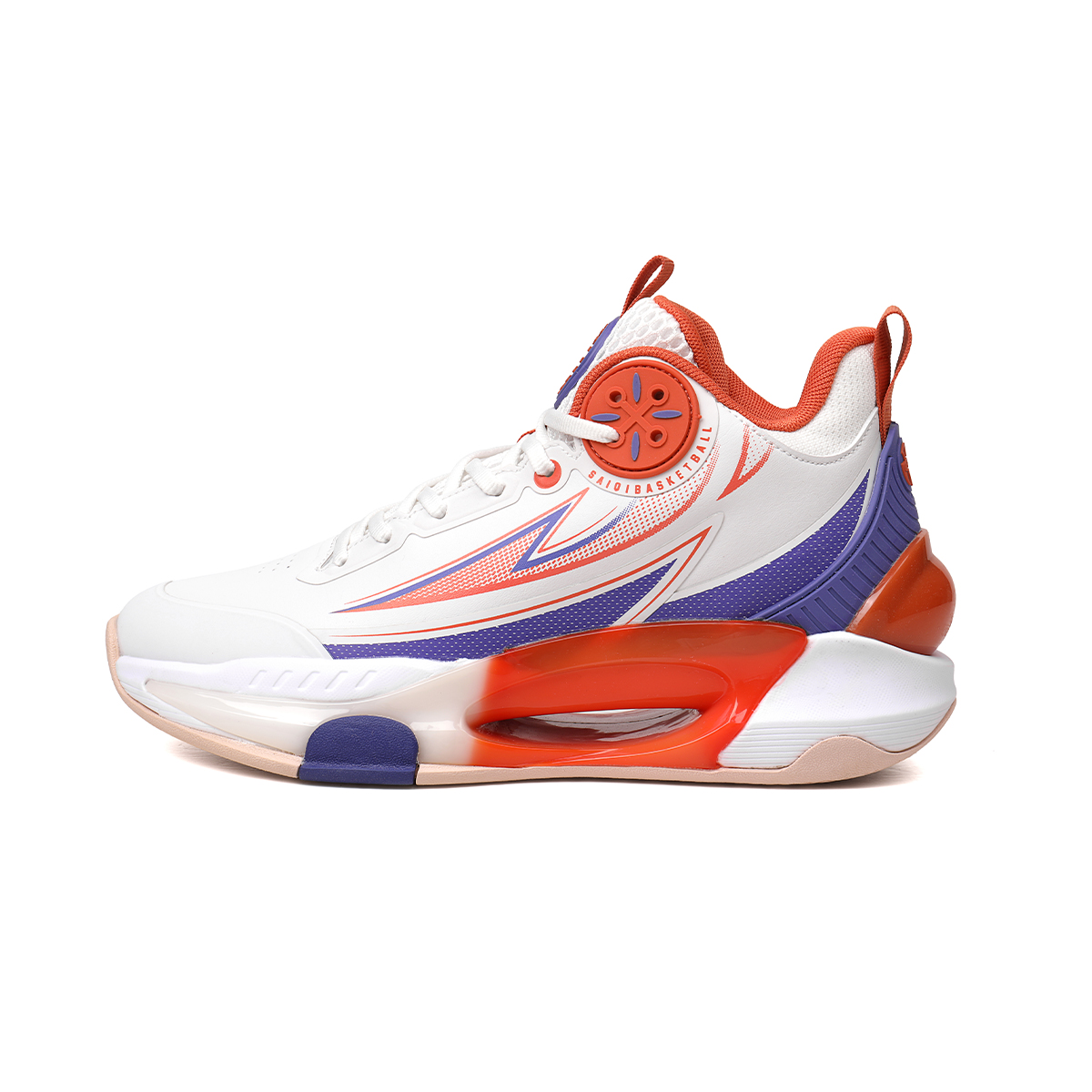 SAIQI Высокие баскетбольные кроссовки Yada Orange с амортизацией и износостойким покрытием, цвет Yada Orange
SAIQI Высокие баскетбольные кроссовки Yada Orange с амортизацией и износостойким покрытием, цвет Yada Orange