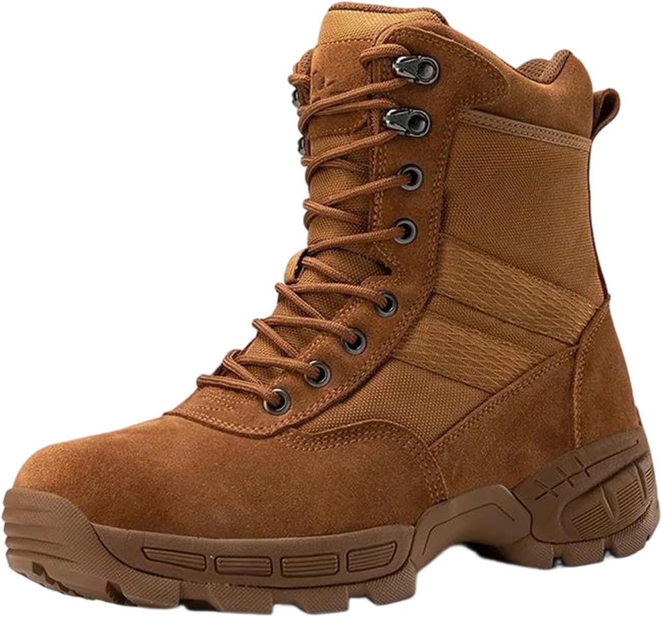 Мужские водонепроницаемые походные ботинки Alloaone, противоскользящие треккинговые ботинки, удобная рабочая обувь для скалолазания, коричневый
Мужские водонепроницаемые походные ботинки Alloaone, противоскользящие треккинговые ботинки, удобная рабочая обувь для скалолазания, коричневый