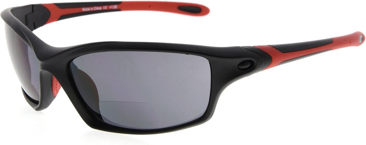 Спортивные бифокальные солнцезащитные очки Eyekepper TR90 для бейсбола, бега, рыбалки, вождения, гольфа, софтбола, походов, чтения под солнцем, Sg903 Black Frame/Red Arm
Спортивные бифокальные солнцезащитные очки Eyekepper TR90 для бейсбола, бега, рыбалки, вождения, гольфа, софтбола, походов, чтения под солнцем, Sg903 Black Frame/Red Arm