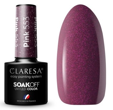 Claresa Hybrid Varnish Hybrid Pink 553 
Claresa Hybrid Varnish Hybrid Pink 553