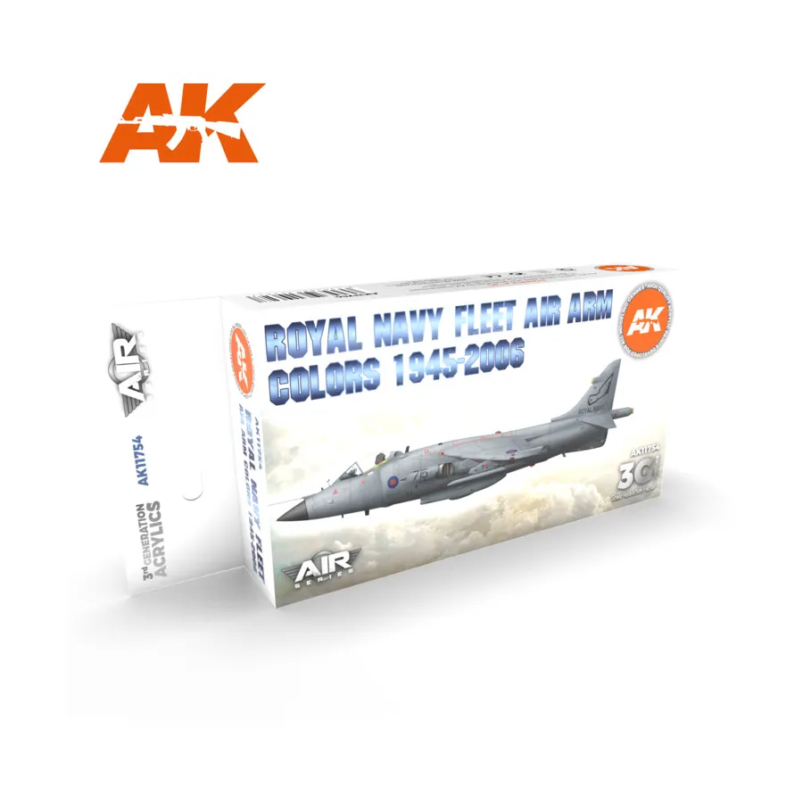 Цвета самолетов РН Флота ВВС 1945-2006 гг., 3rd Gen Acrylic Special Set
Цвета самолетов РН Флота ВВС 1945-2006 гг., 3rd Gen Acrylic Special Set