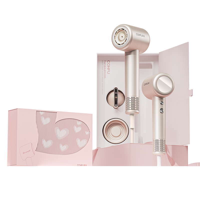 Фен для волос бытовой высокоскоростной с мощным обдувом KF-F8 Confu, Gold
Фен для волос бытовой высокоскоростной с мощным обдувом KF-F8 Confu, Gold