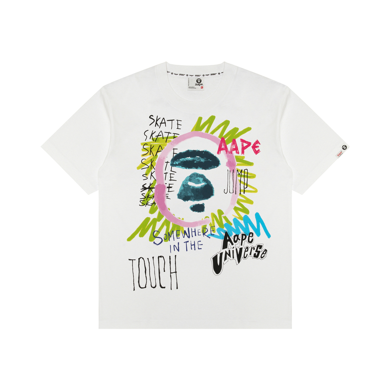 Футболка с принтом от A Bathing APE Aape, белый
Футболка с принтом от A Bathing APE Aape, белый