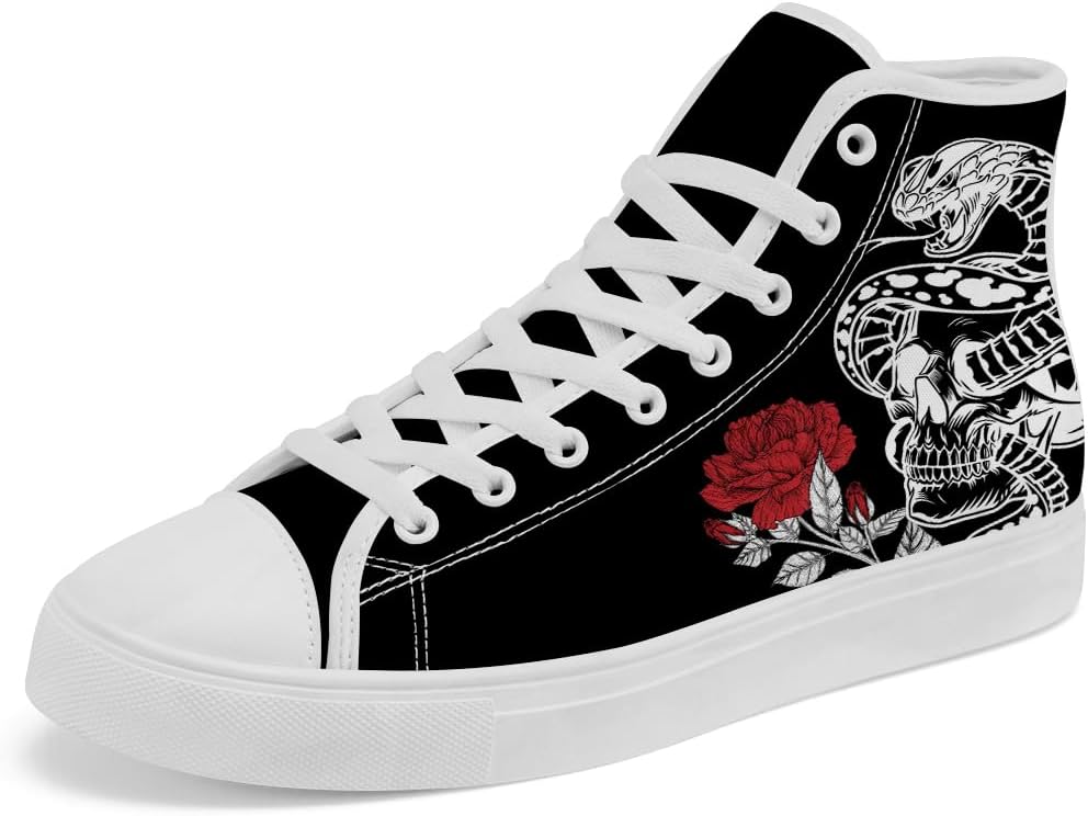 Кеды Chebing Snake высокие на шнуровке из холщовой ткани, повседневная обувь для мужчин и женщин, черный
Кеды Chebing Snake высокие на шнуровке из холщовой ткани, повседневная обувь для мужчин и женщин, черный