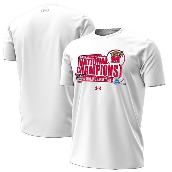 Мужская белая футболка maryland terrapins 2006 ncaa women's basketball national champions Under Armour
Мужская белая футболка maryland terrapins 2006 ncaa women's basketball national champions Under Armour