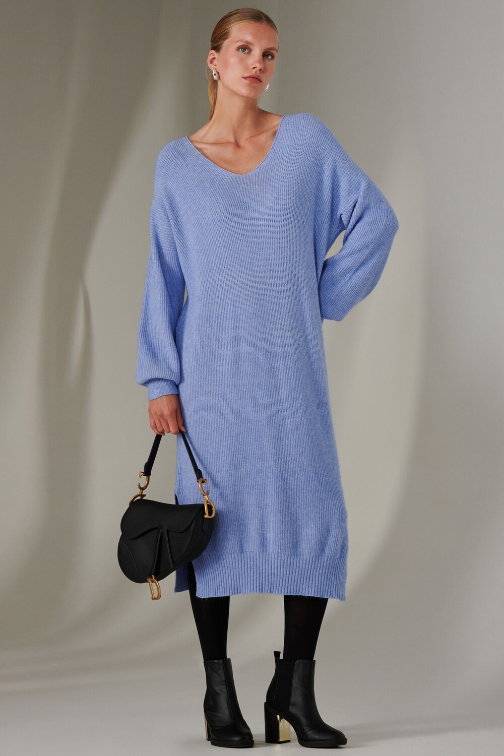 Платье джемпер с длинными рукавами из тонкой вязки Jolie Moi, фиолетовый
Платье джемпер с длинными рукавами из тонкой вязки Jolie Moi, фиолетовый