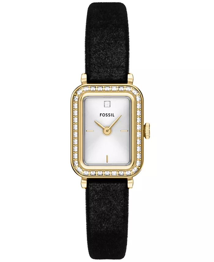 Женские часы Raquel с черным бархатным ремешком, 18 мм Fossil
Женские часы Raquel с черным бархатным ремешком, 18 мм Fossil