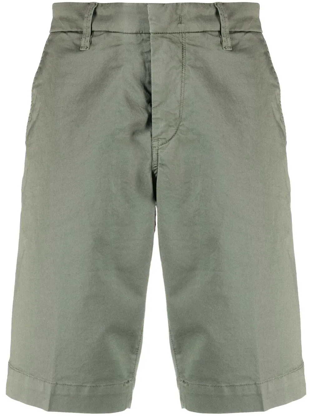 Однотонные шорты-бермуды Fay, зеленый 
Однотонные шорты-бермуды Fay, зеленый