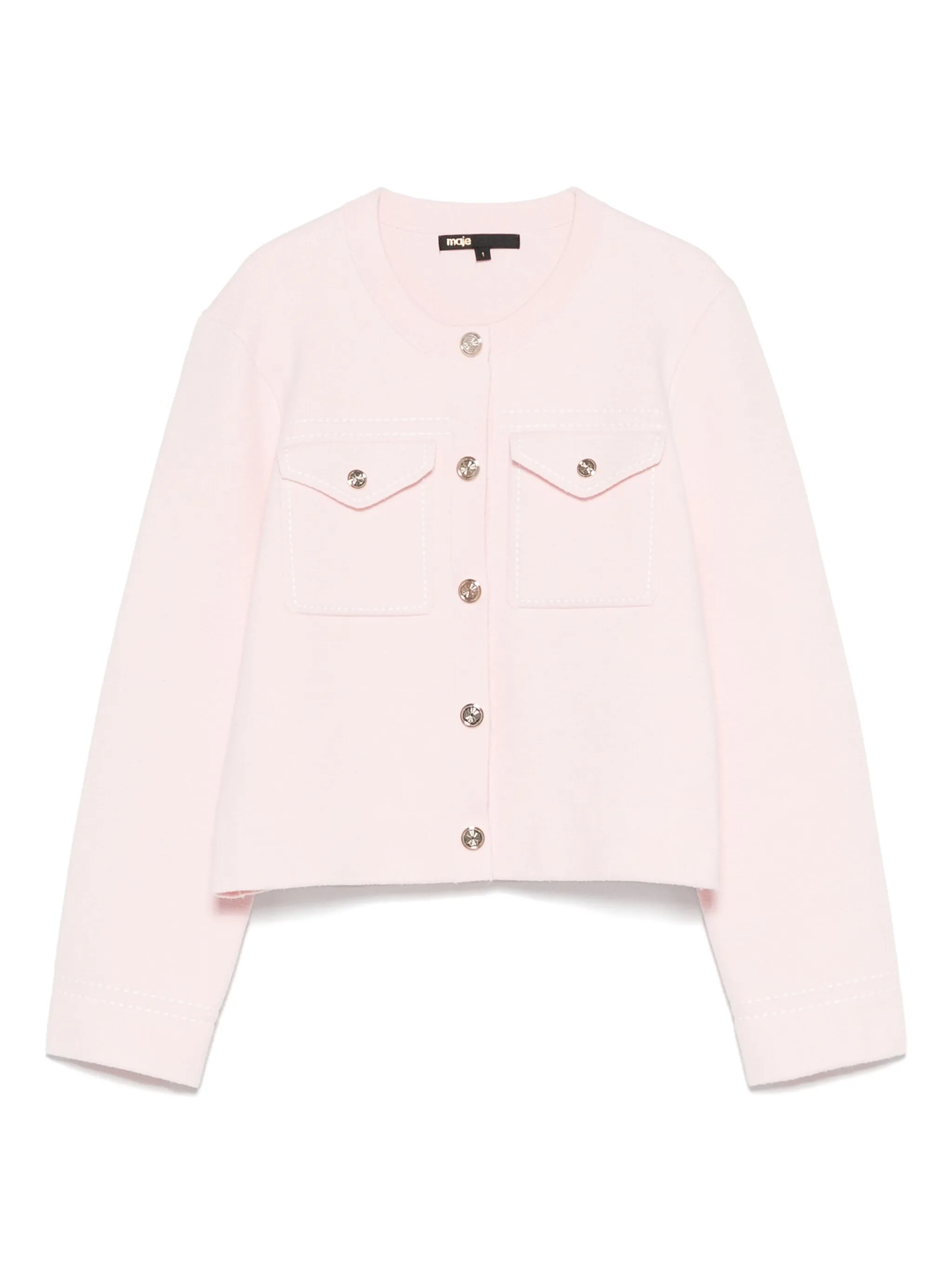 Твидовый кардиган Maje, розовый
Твидовый кардиган Maje, розовый