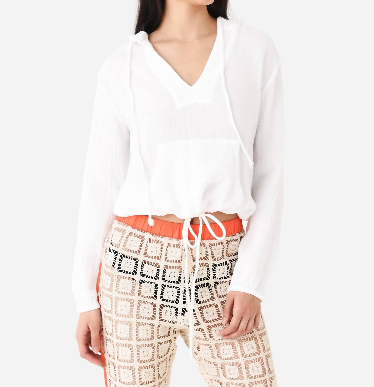 HONORINE Худи цвета хаки белого цвета
HONORINE Худи цвета хаки белого цвета