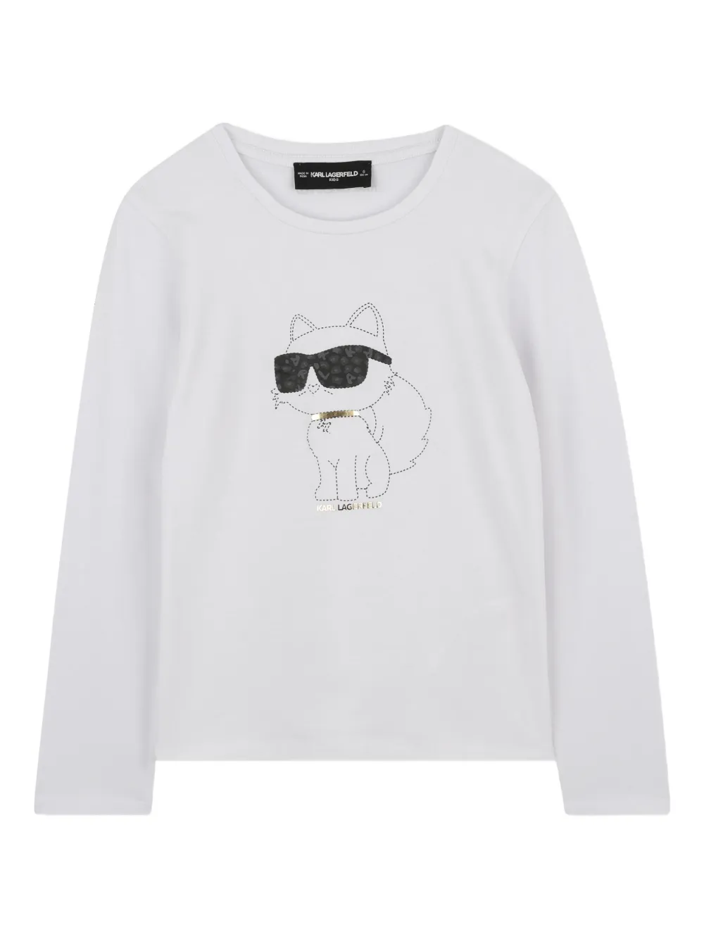Футболка с длинными рукавами и принтом Choupette KARL LAGERFELD KIDS, белый
Футболка с длинными рукавами и принтом Choupette KARL LAGERFELD KIDS, белый